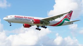 Un Boeing 777 de Kenya Airways (Photo d'illustration).