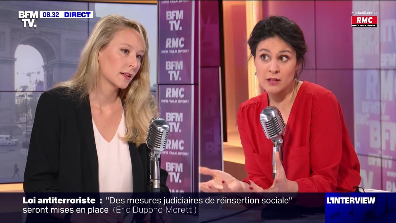 Marion Maréchal face à Apolline de Malherbe en direct 29/04