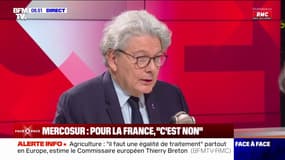 Marchandise étrangère détruite par les agriculteurs: "Ceci est inacceptable et doit être puni par la loi", réagit Thierry Breton