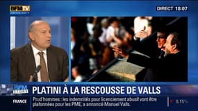 Michel Platini vient à la rescousse de Manuel Valls
