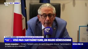 "J'ai régulièrement des Miolands qui me traient de sale juif": Claude Cohen (maire LR de Mions, dans le Rhône) témoigne sur sa démission après avoir été visé par des propos antisémites