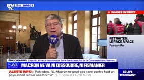 Éric Coquerel accusé d'avoir frappé un policier: "On est passé à l'intimidation des élus", réagit le député de La France insoumise