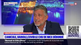 Le chef de pôle des urgences du CHU de Nice Pierre-Marie Tardieux n'est pas contre le fait qu'un médecin dirige un CHU