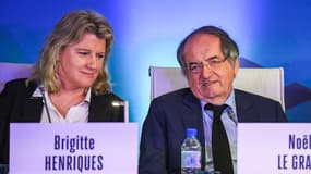 Brigitte Henriques et Noël Le Graët