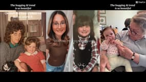 La tendance des "câlins IA" sur Tiktok. 