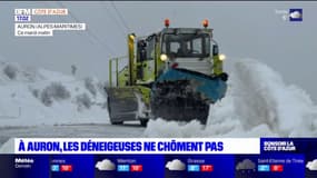 Alpes-Maritimes: avec le retour de la neige à Auron, les déneigeuses sont sur le pont