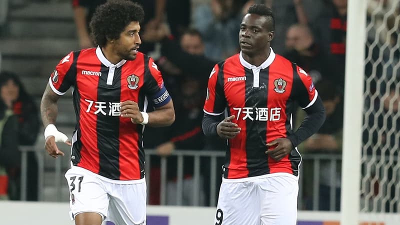 Dante et Mario Balotelli