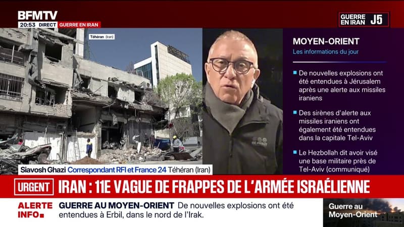 L'armée israélienne annonce une 11ème vague de frappes contre Téhéran