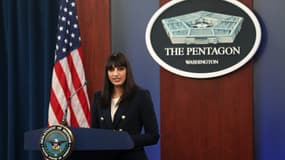 Sabrina Singh, porte-parole du département américain de la Défense, en janvier 2023