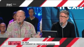 #GrandOral - "Intelligence artificielle : "@fhollande ne parlait pas anglais, entouré de ministres dinosaures, c'était un cauchemar, ils ne comprenaient rien !" Luc Julia. #GGRMC