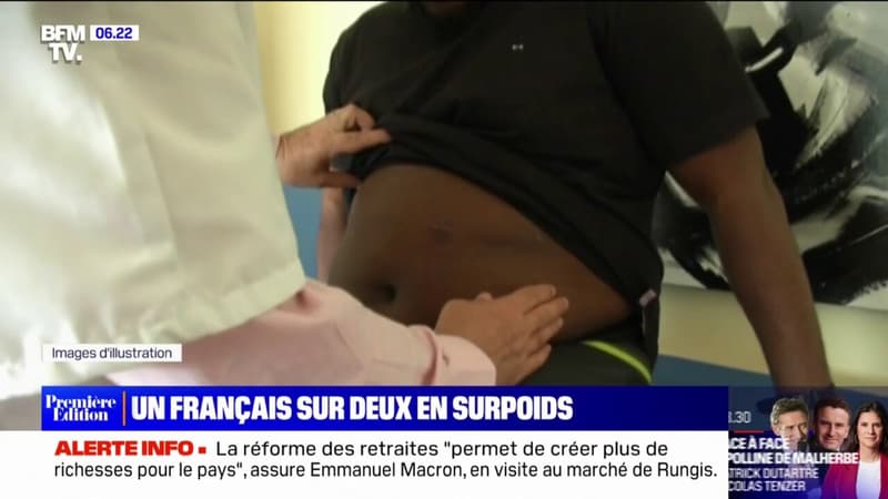 Près d'un Français sur deux est en surpoids ou en obésité, selon une étude