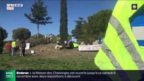 Quelques "gilets jaunes" sont de retour sur les ronds-points des Alpes du Sud