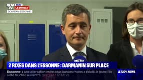 Essonne: Gérald Darmanin a demandé "à une centaine de policiers et de gendarmes supplémentaires de venir dès ce soir"