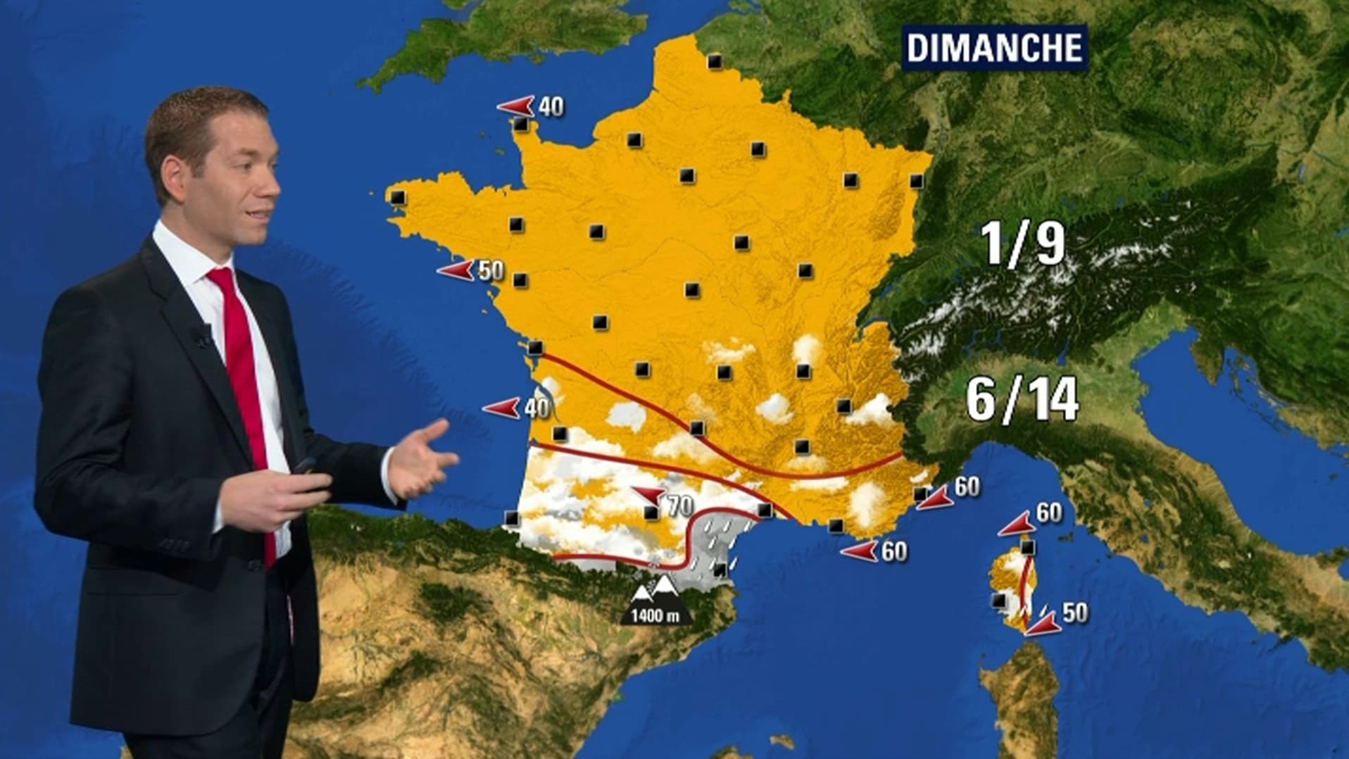 La météo du dimanche 18 novembre. La météo du dimanche 18 novembre.