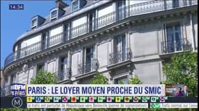 1065 euros / mois ! A Paris, le loyer moyen approche le niveau du Smic