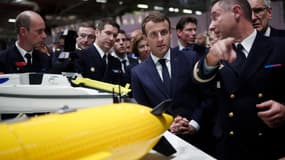 En 2018, Emmanuel Macron inaugurait le salon Euronaval.