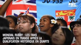Mondial rugby : les fans japonais en transe après la qualification historique en quarts
