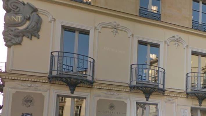 Façade du restaurant Drouant, situé au 16-18, place Gaillon, à Paris