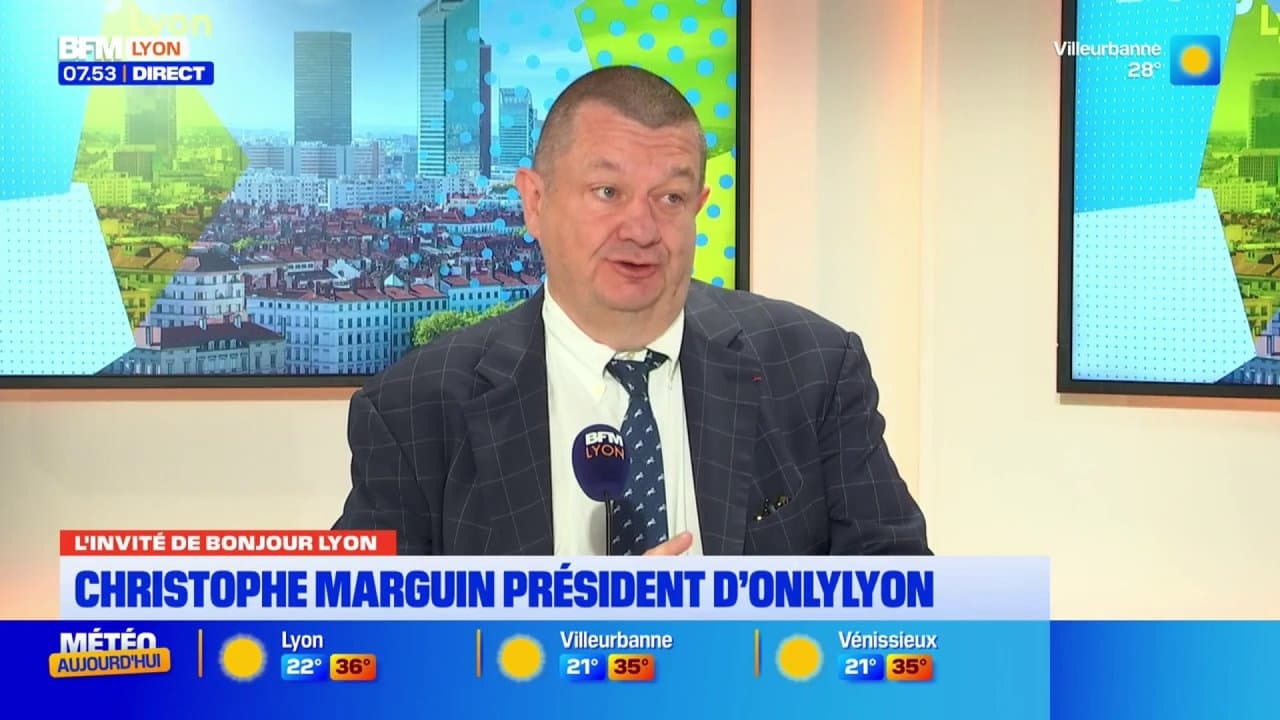 Christophe Marguin, président d'OnlyLyon, était l'invité de "Bonjour Lyon"