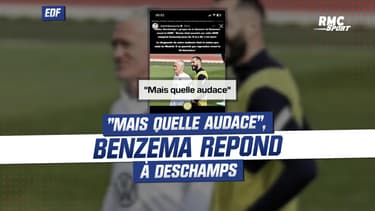 Équipe de France : "Mais quelle audace", Benzema répond à Deschamps
