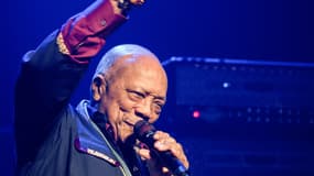 Quincy Jones au Festival du jazz de Montreux (Suisse), le 30 juin 2019