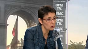 Nathalie Arthaud mercredi matin sur BFMTV et RMC.