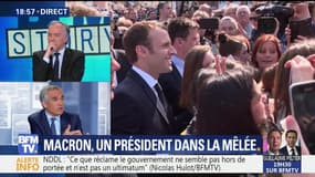 Colère sociales: Emmanuel Macron entre dans la mêlée