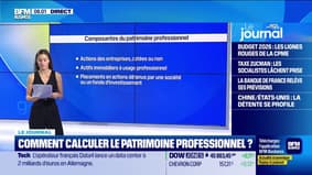 Comment calculer le patrimoine professionnel ?
