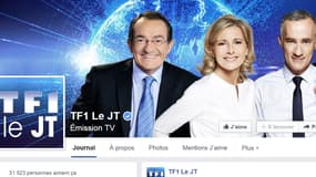 Fin juillet, les journaux de TF ont inauguré leur page Facebook avec Claire Chazal en tête de gondole