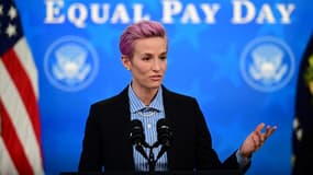 Megan Rapinoe à la Maison Blanche, en mars