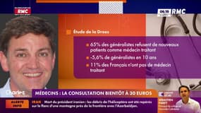Consultation à 30€: ce médecin estime que le prix doivent augmenter encore plus à l'avenir