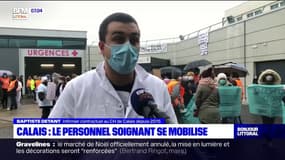 Calais: le personnel soignant s'est mobilisé jeudi contre la précarité de certains salariés