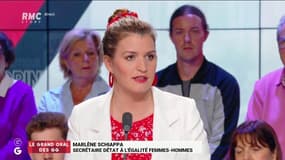Sur RMC, Marlène Schiappa dénonce des menaces de "gilets jaunes" devant chez elle
