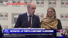 Les Républicains "prêts à soutenir" la réforme des retraites "sous conditions" 