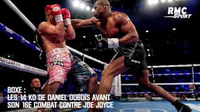 Boxe : Les 14 KO de Dubois avant son 16e combat contre Joyce sur RMC SPORT