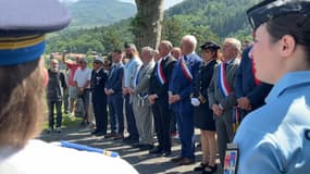 La cérémonie a été suivie ce jeudi 6 juin 2024 à Sisteron.