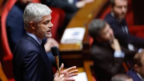 Le président du groupe de députés Droite Républicaine, Laurent Wauquiez, à l'Assemblée nationale le 12 novembre 2024 