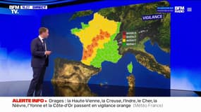 Douze départements placés en vigilance orange orages