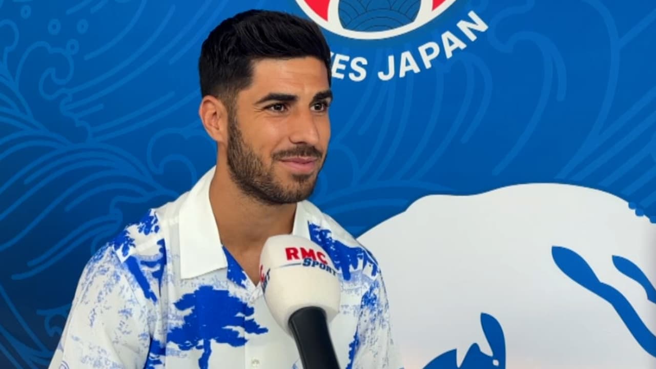 Marco Asensio au micro de RMC Sport le 24/07/2023