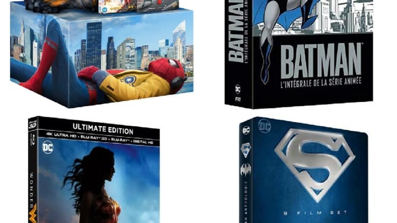 Des coffrets "Super-héros" sur SpiderMan, Batman, Superman ou Wonder Woman Des coffrets "Super-héros" sur SpiderMan, Batman, Superman ou Wonder Woman