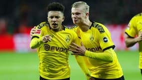 Jadon Sancho et Erling Haaland