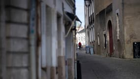 Une rue déserte à Nantes