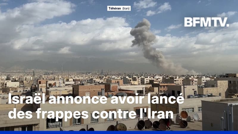 Israël annonce avoir lancé des frappes contre l'Iran