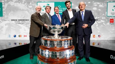 Gerard Piqué lors de la présentation de la Coupe Davis en 2019