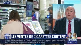 Les ventes de cigarette chutent de 9% en 2018, un record depuis 2004 