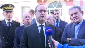 Intempéries: "Malgré ce drame, la nation est forte", dit Hollande