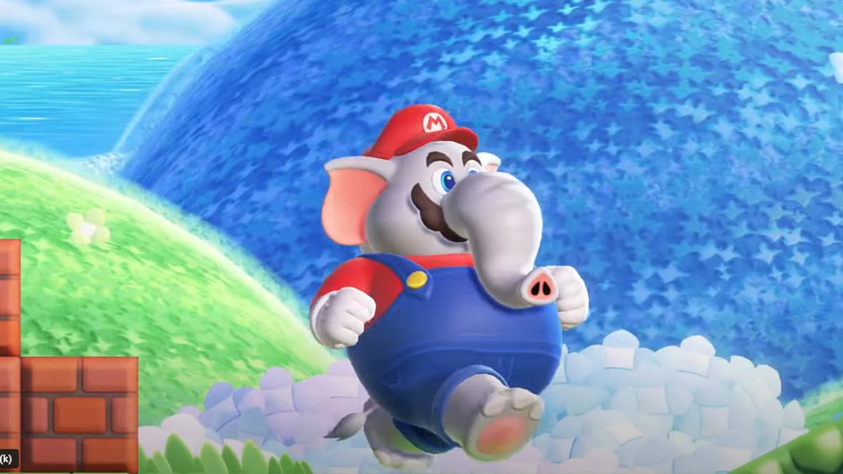 Une capture d'écran de Super Mario Bros Wonder