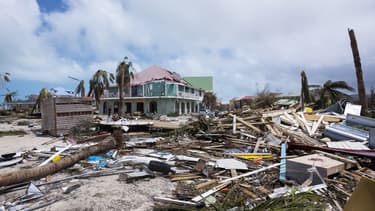 La partie française de l'île de Saint-Martin a été totalement dévastée par l'ouragan Irma (7 septembre)