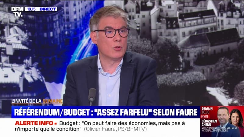 Gouvernement de François Bayrou: Olivier Faure (PS) indique 