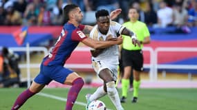 Ferran Torres et Vinicius lors de Barça-Real en octobre 2023.